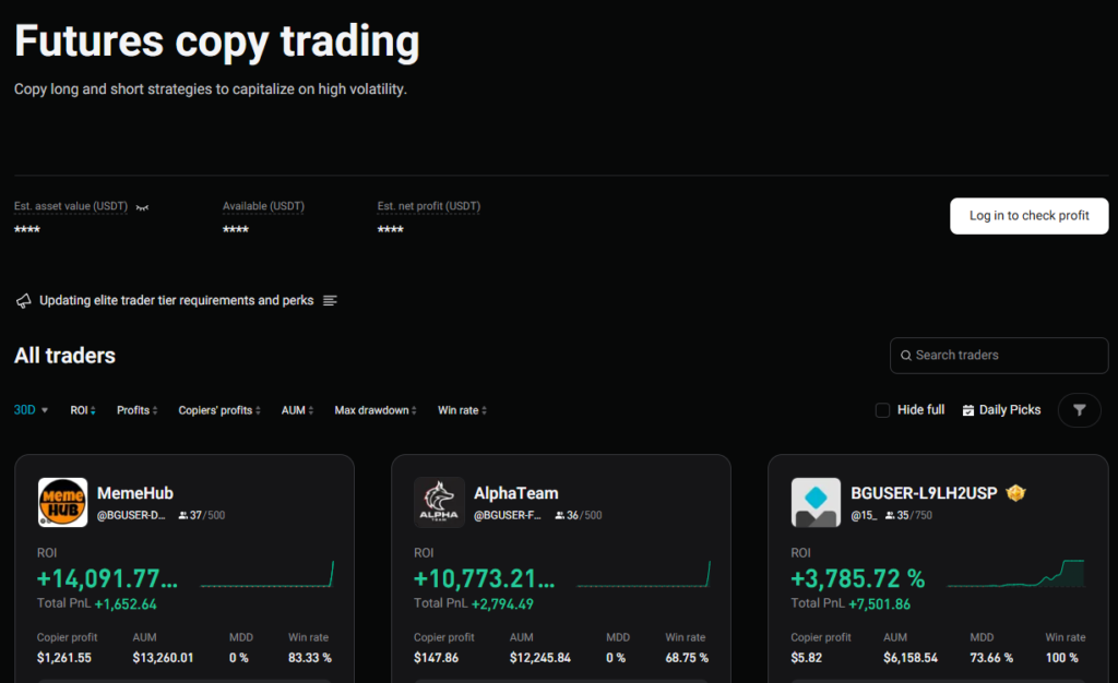 Bitget Copy Trading Guide