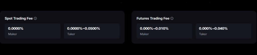 MEXC Trading Fees