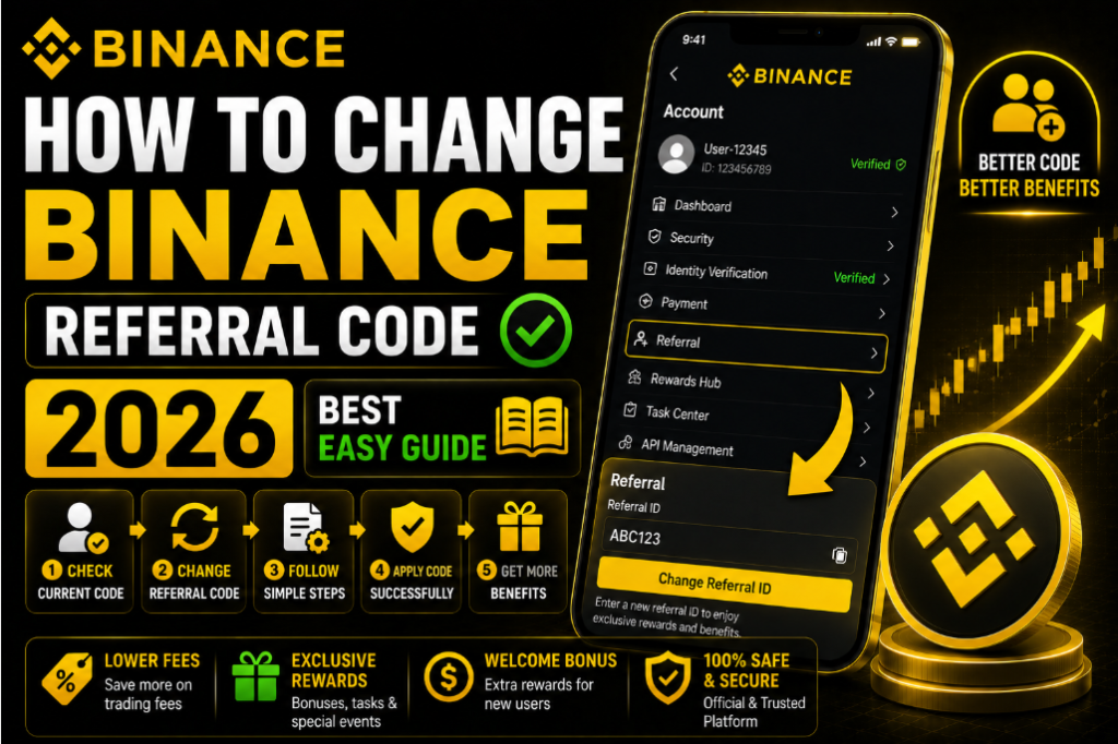 Change Binance Referral Code